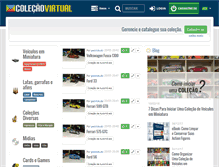 Tablet Screenshot of colecaovirtual.com.br